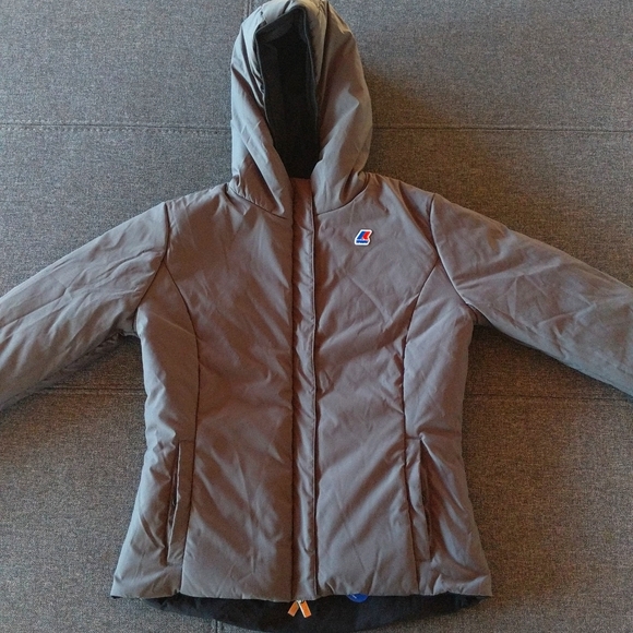 NWT K-Way Lily Warm Double Reversible Girl's Jacket - Picture 11 of 16